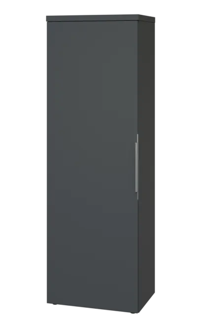 SIN 5 - 6D kancelářská skříň, 1-dveřová, levá, 1820x600x400, antracit